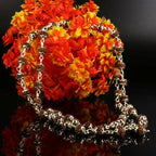 5 Mukhi Mala (German Silver Capping)