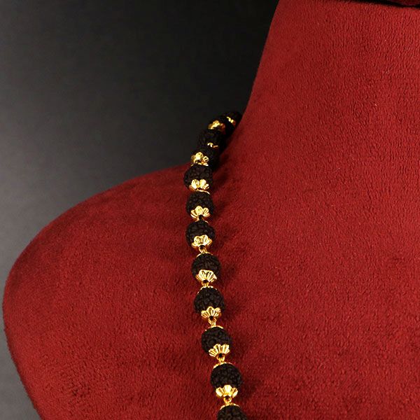 5 Mukhi Rudraksha Mala (Bentex Capping)