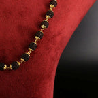 5 Mukhi Rudraksha Mala (Bentex Capping)