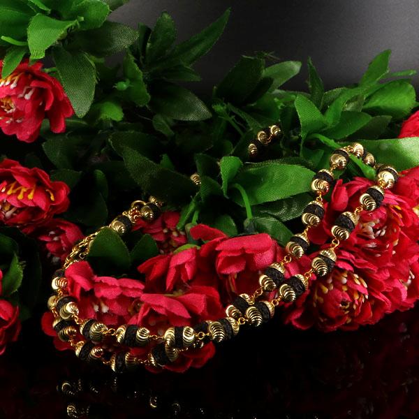5 Mukhi Rudraksha Mala (Bentex Capping)
