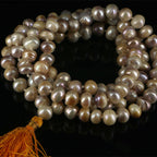 Rare Genuine Natural Mauve Pink Purple Gold Champagne Freshwater Round Pearls