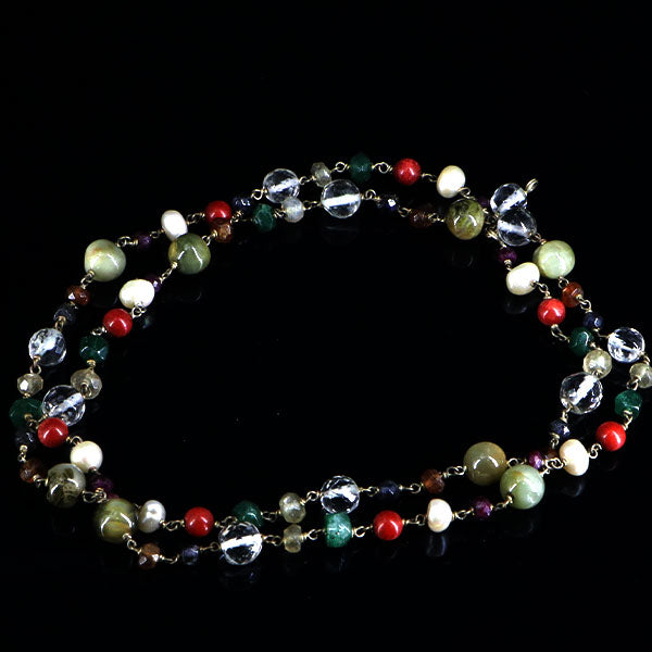 Navratan Mala (German Silver Wire )